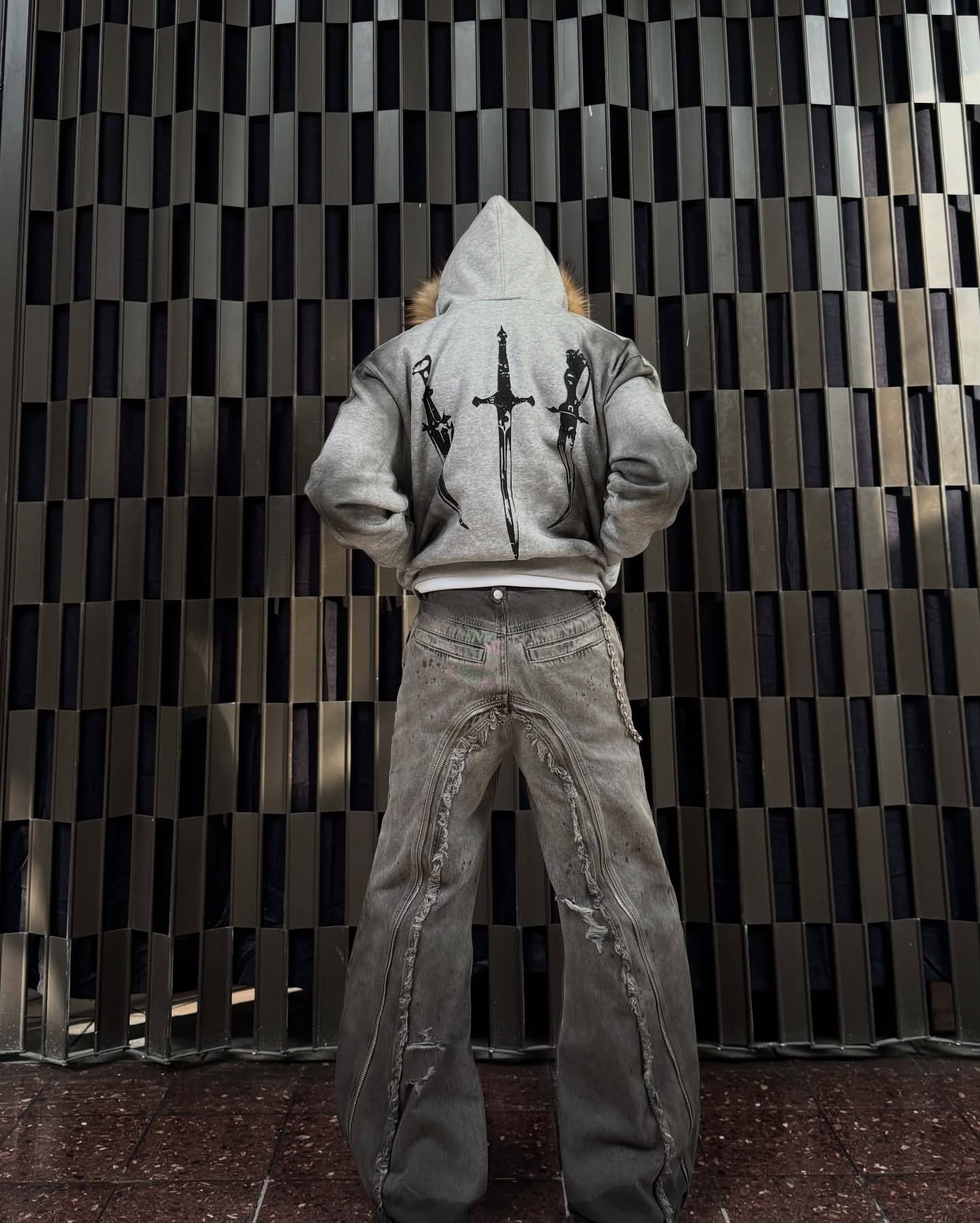 Supermade × Mortemartt Graphic Hooded Jacket- 2279