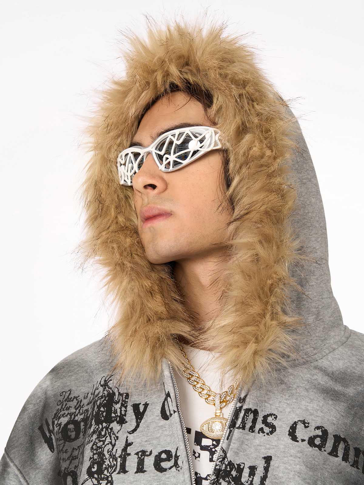 Supermade × Mortemartt Graphic Hooded Jacket- 2279