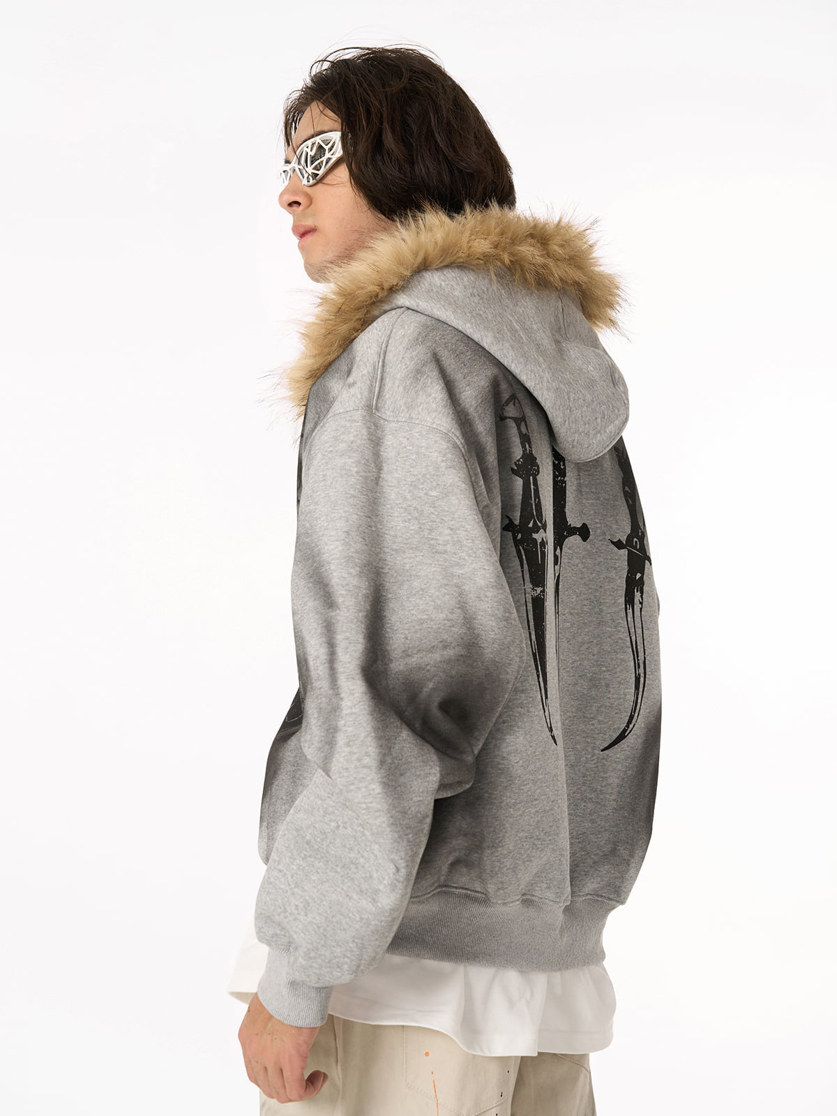 Supermade × Mortemartt Graphic Hooded Jacket- 2279