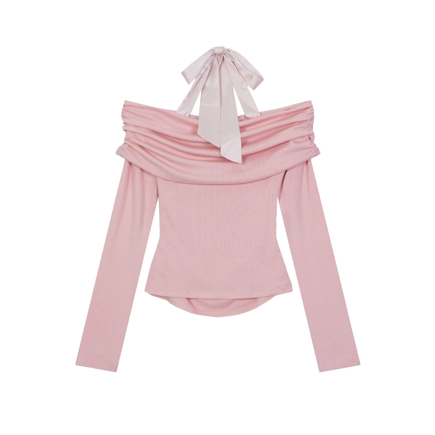 Lorantis Co. OFF-SHOULDER BOW TIE BLUZ