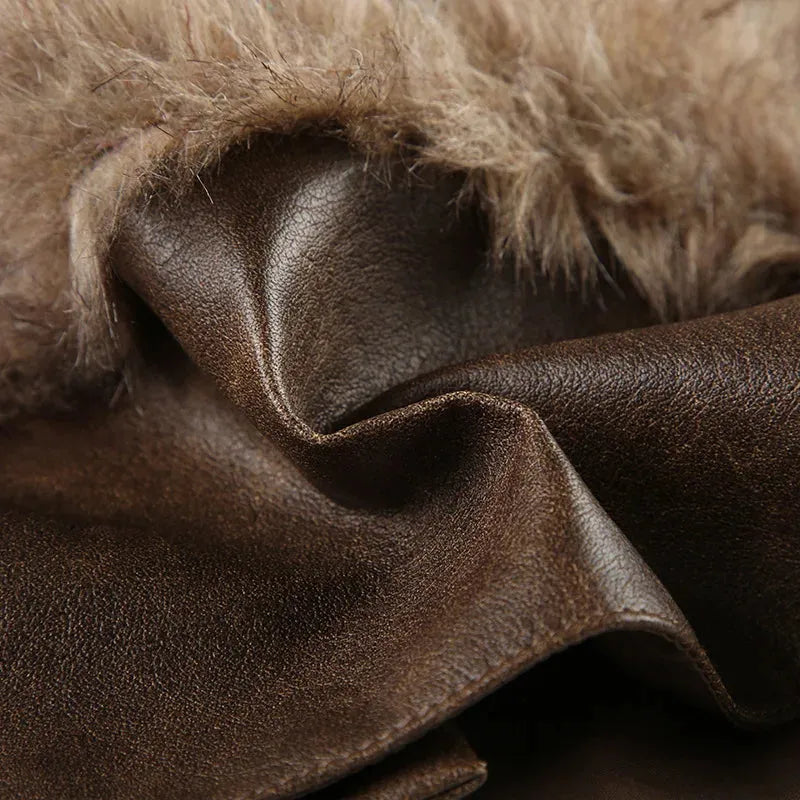 UrbanLaws Sokak Modası Faux Fur Y2K Mini Etek