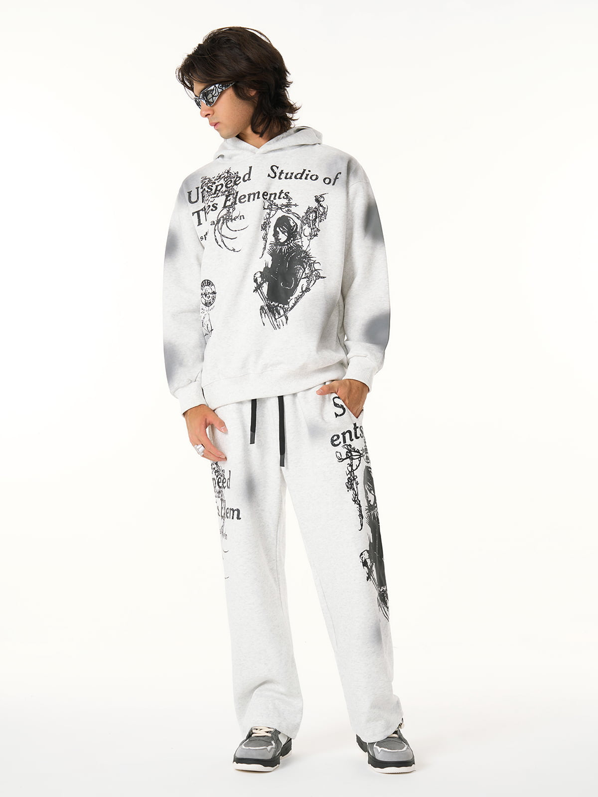 Supermade × Mortemartt Graphic Hooded Jacket- 2279