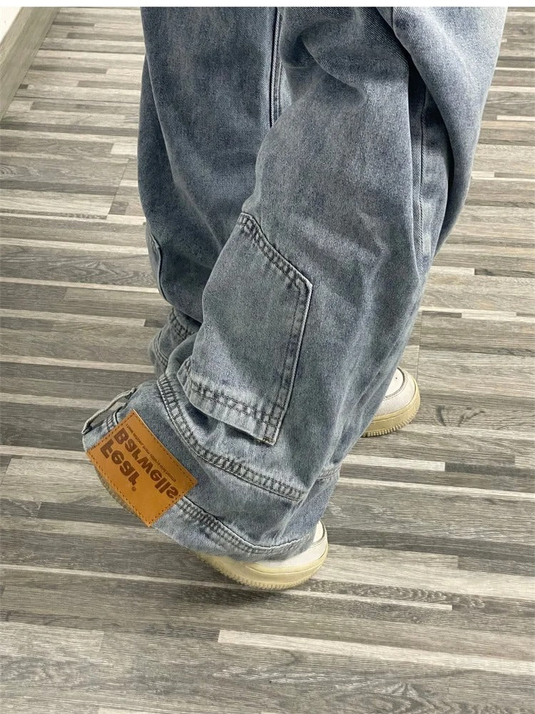 Lorantis Co. CONTRAST DENIM PANTOLON