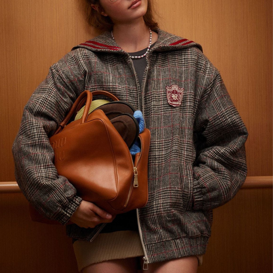 Lorantis Co. PLAID CREST HOODED CEKET