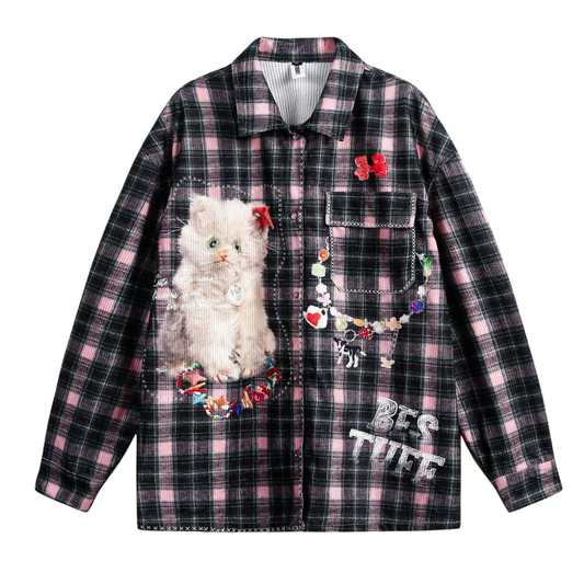 Lorantis Co. KITTY CHIC PLAID GÖMLEK