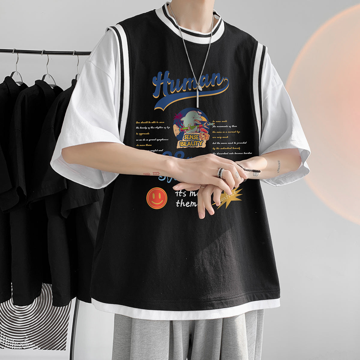Lorantis Co. SPLIT DIVISION HOOKE T-SHIRT