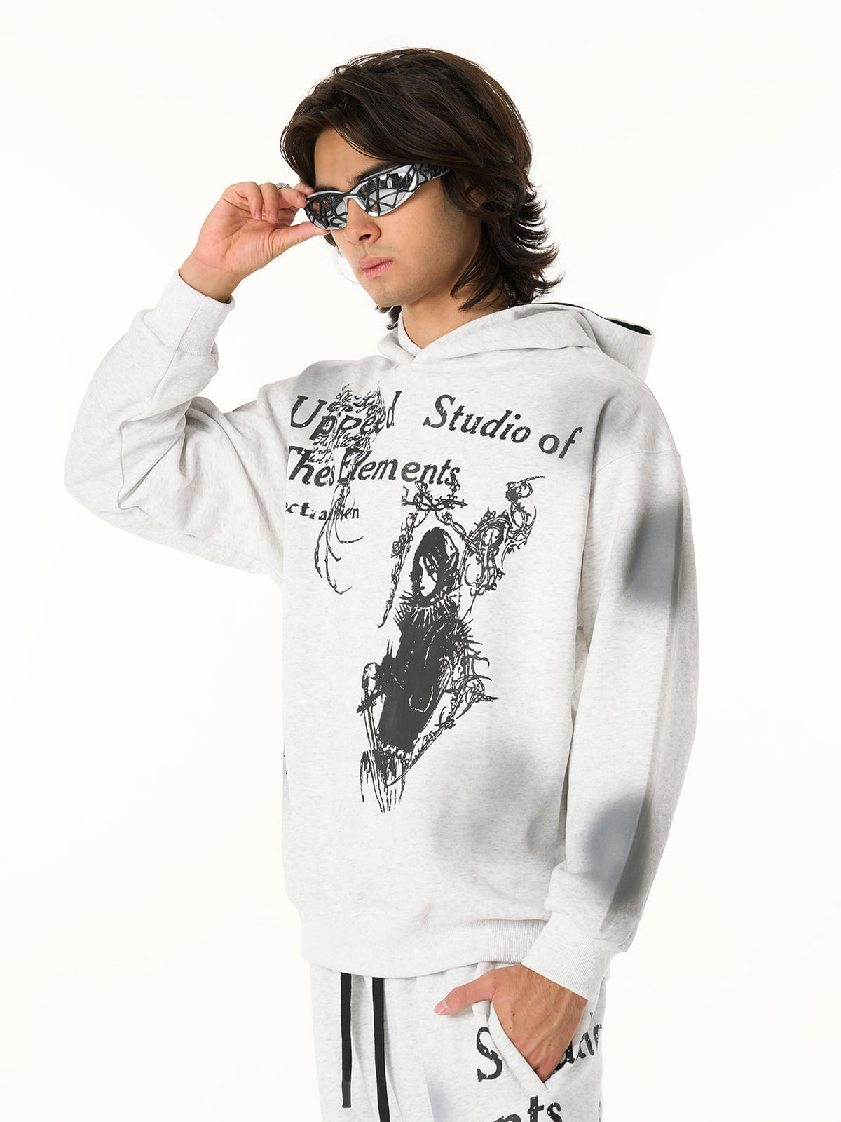 Supermade × Mortemartt Graphic Hooded Jacket- 2279