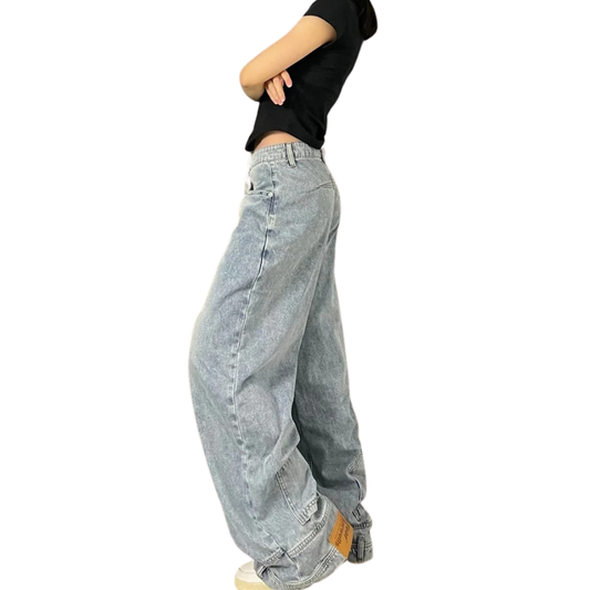 Lorantis Co. CONTRAST DENIM PANTOLON