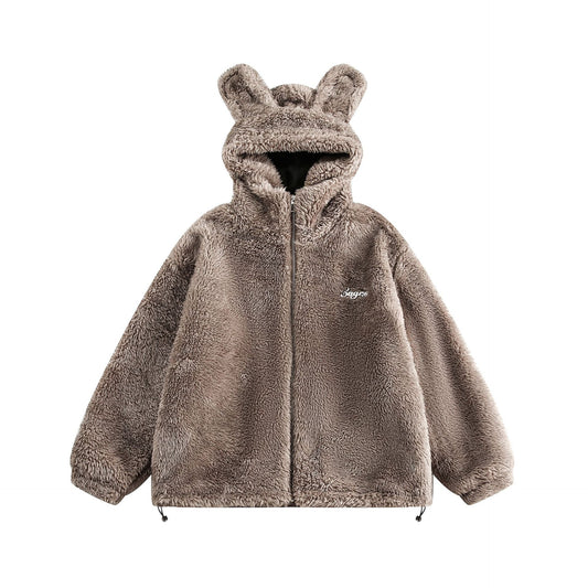 Lorantis Co. FUZZY BUNNY HOODED CEKET