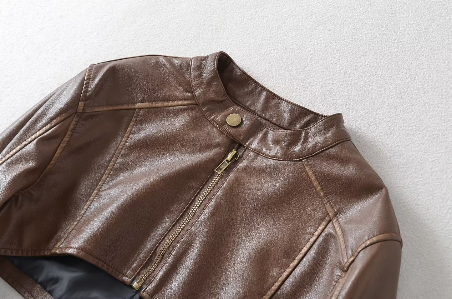 Lorantis Co. ROGUE AURA CROP DERİ CEKET