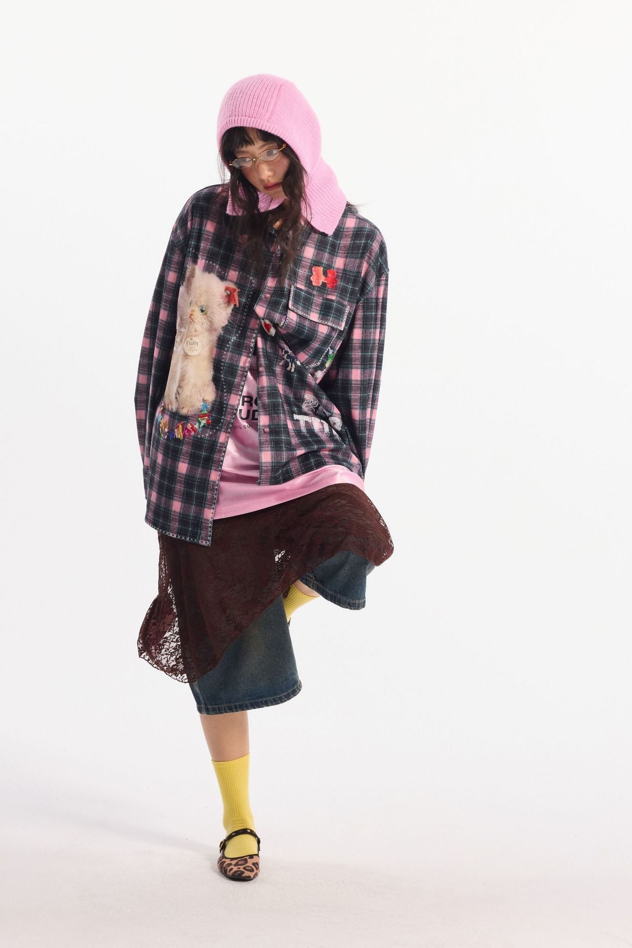 Lorantis Co. KITTY CHIC PLAID GÖMLEK
