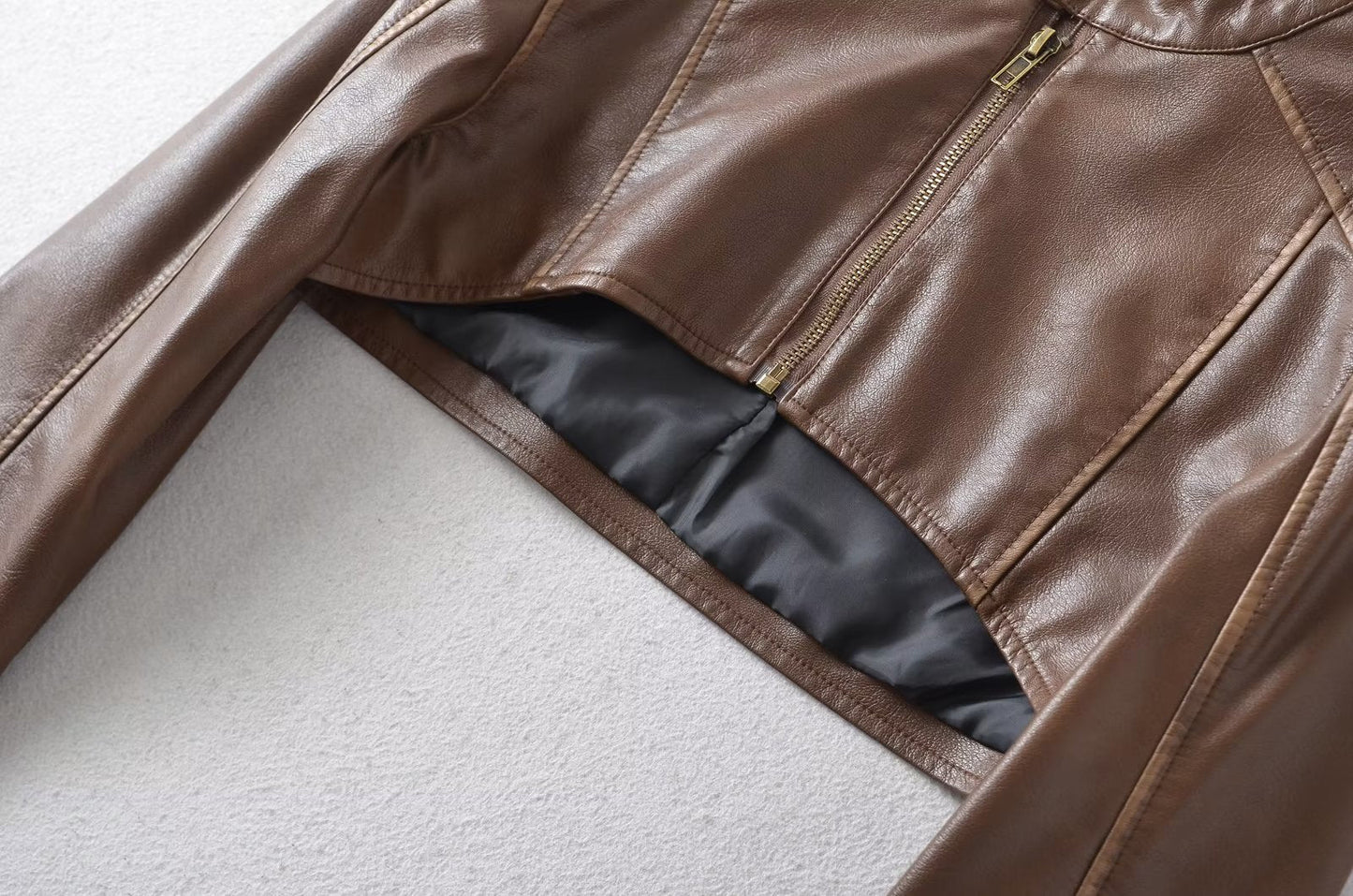 Lorantis Co. ROGUE AURA CROP DERİ CEKET