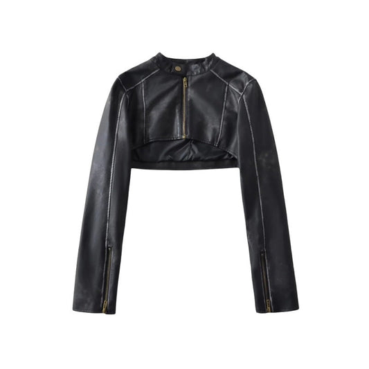 Lorantis Co. ROGUE AURA CROP DERİ CEKET