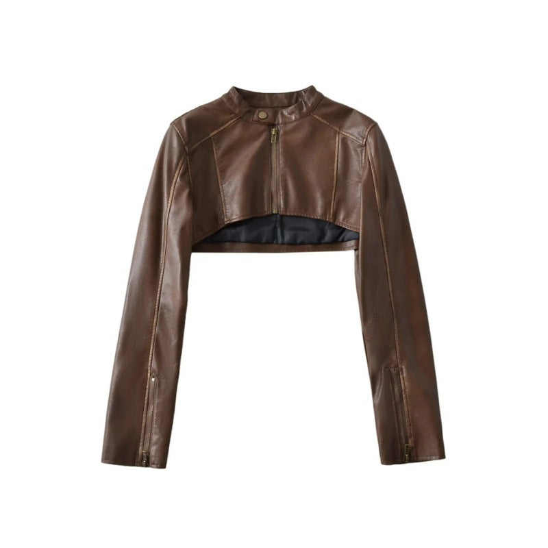 Lorantis Co. ROGUE AURA CROP DERİ CEKET