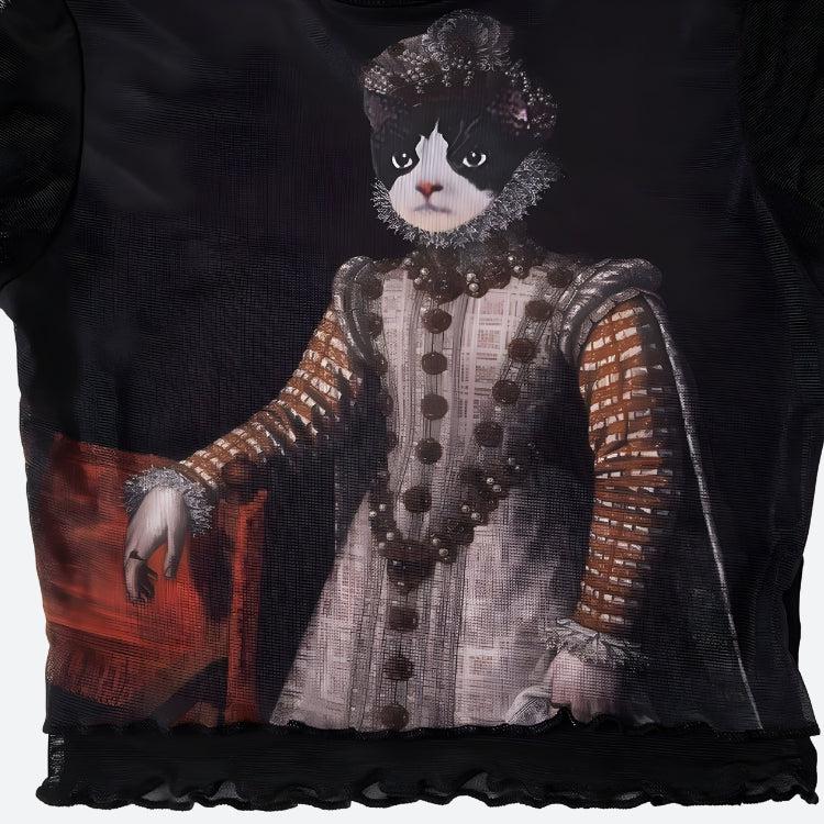 Lorantis Co. CAT WOMEN CROP TOP