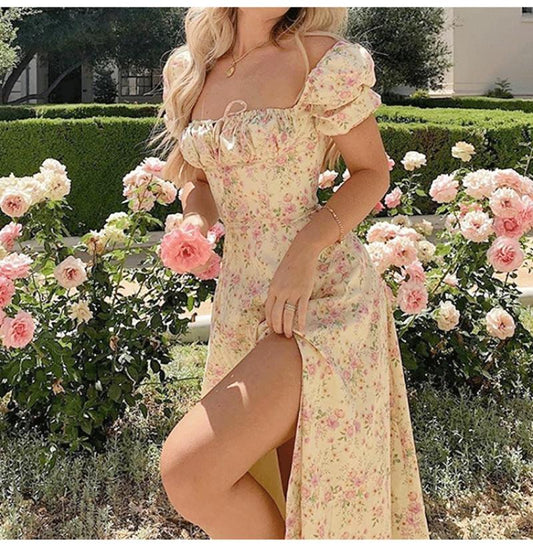 Fransız Backless Elbise
