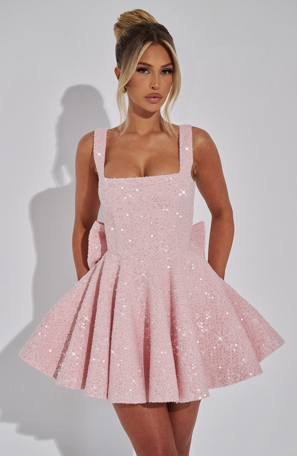 Lorantis Co. Dorothy - Pembe Mini Elbise