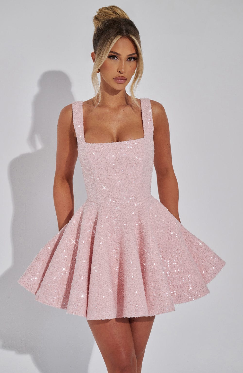 Lorantis Co. Dorothy - Pembe Mini Elbise