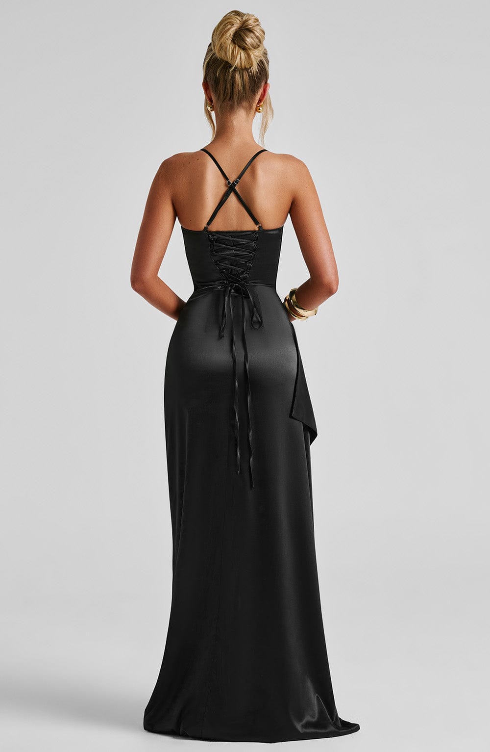 Lorantis Co. Helen - Siyah Maxi Elbise