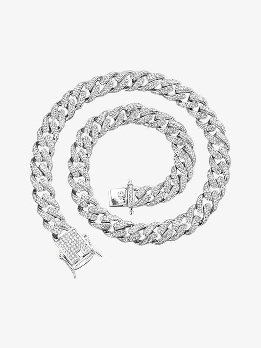 Lorantis Co. HIP-HOP SILVER KOLYE -1174