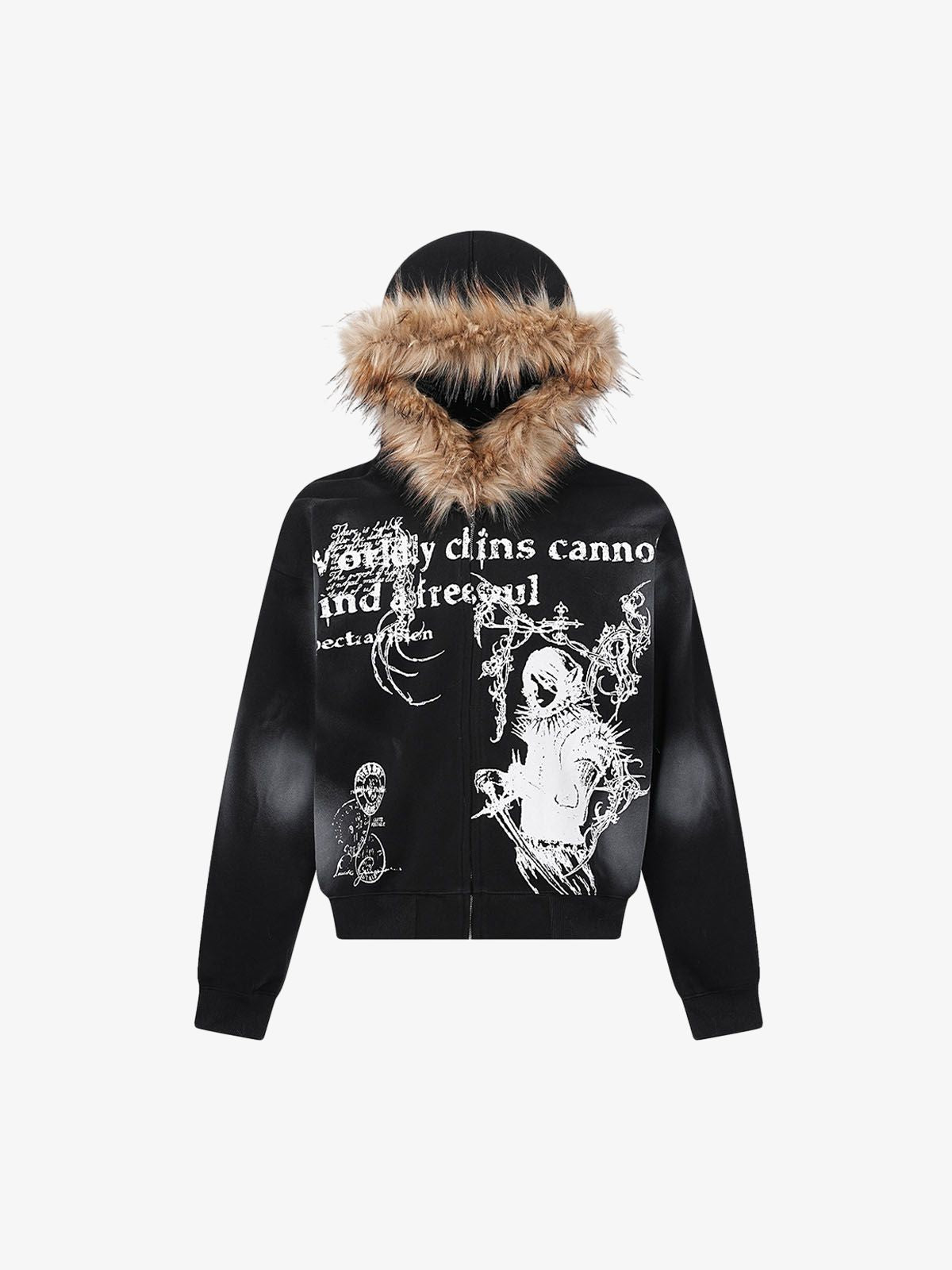 Supermade × Mortemartt Graphic Hooded Jacket- 2279