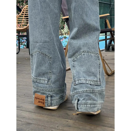 Lorantis Co. CONTRAST DENIM PANTOLON